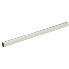 Tube de penderie avec soudure, ovale, ø 15 / 30 mm