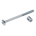 Ferrure d‘assemblage avec piston