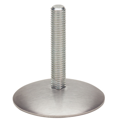 Vis de réglage de la hauteur, M10 x 75 x Ø 60 mm, Inox