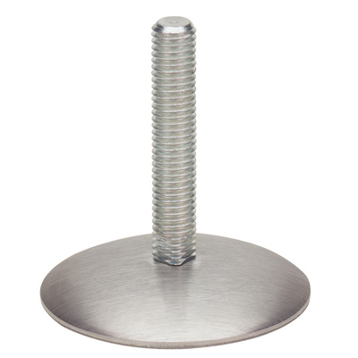 Vis de réglage de la hauteur, M10 x 75 x Ø 75 mm, Inox