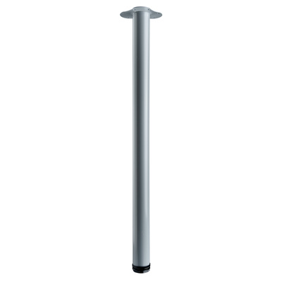 Tischbein Kofi, 900 - 930 x Ø 60 mm, Stahl, Aluminium Optik