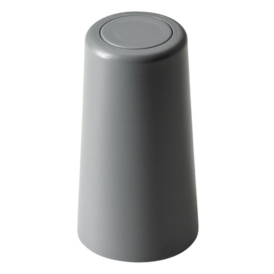 Butoir à visser, Ø 35 x 64 mm, Plastique, Gris