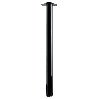 Piètement de table, 840 - 870 x Ø 60 mm, Acier, noir