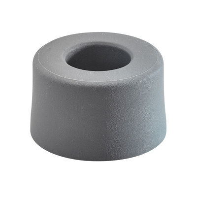 Butée de porte, Ø 40 x 25 mm, Plastique, Gris