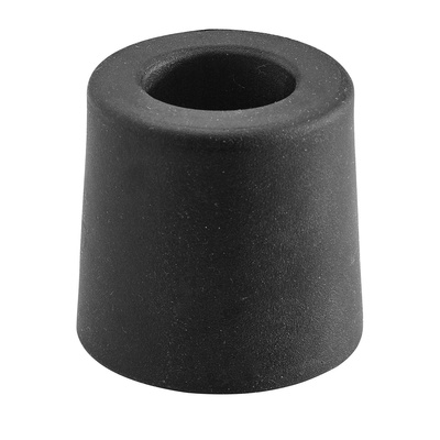 Butée de porte, Ø 40 x 40 mm, Plastique, noir