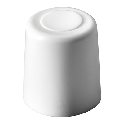 Butoir à visser, Ø 27 x 30 mm, Plastique, blanc