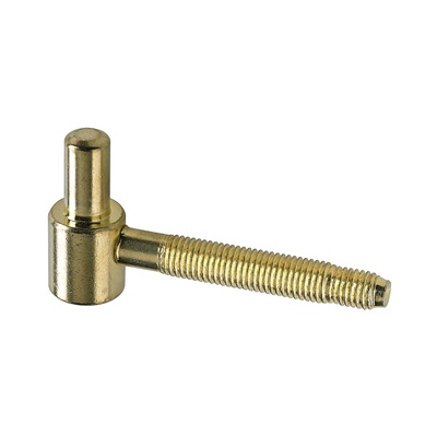 Partie inférieure de paumelle ÖNORM, 19,5 x Ø 16 mm, Acier, laitonné