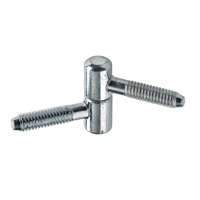 Single pivot hinge, 26 x Ø 9 mm, steel, galvanised