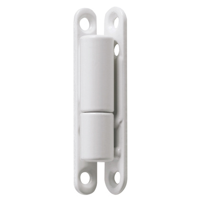 Paumelle de renobation, 83,5 x Ø 15 mm, Acier, époxy, blanc