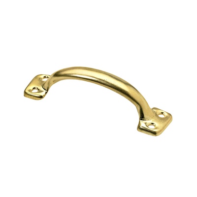 Furniture Handle, 76 x 18 x 20 mm, steel, brass plated