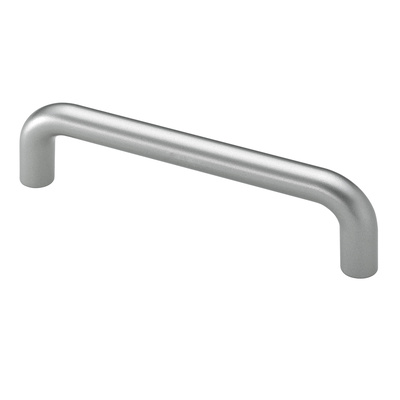 Furniture Handle, ◘──◘ 96 mm, 104,5 x 8 x 28 mm, steel, nickel plated