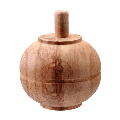 Pieds de meuble en bois, 80 x Ø 92 mm, Bois, Hêtre