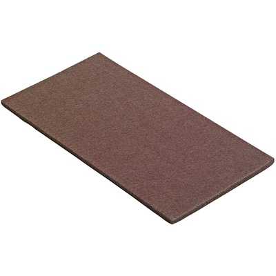 Découpe feutrine autocollant, rectangulaire, 200 x 100 x 4,5 mm, brun