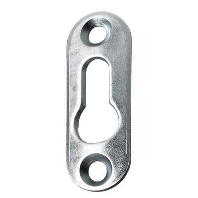 Suspension universelle pour vis à tête bombé, 42 x 15 x 2 mm, Acier, zingué