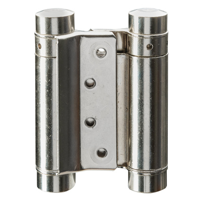 Swing door hinges, steel, nickel plated