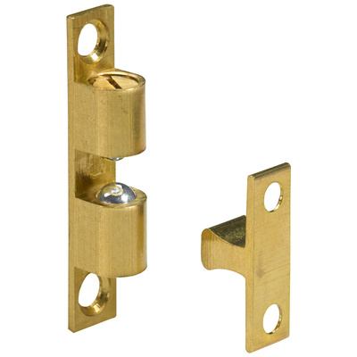 Kugelschnäpper 43 mm, Messing, matt
