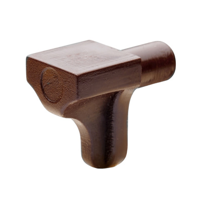 Taquets avec tenon, Plastique, brun