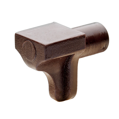 Taquets avec tenon, Plastique, brun