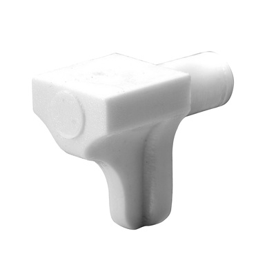 Taquets avec tenon, Plastique, blanc