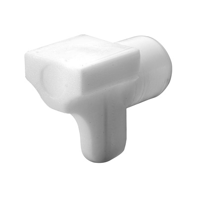 Taquets avec tenon, Plastique, blanc