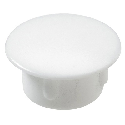 Caches à enfoncer, Ø 10 / 13 mm, Plastique, blanc