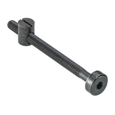 Verbindungsbeschlag VB 9 mit Kloben, Senkkopf, M6 x 80 mm, Stahl, schwarz