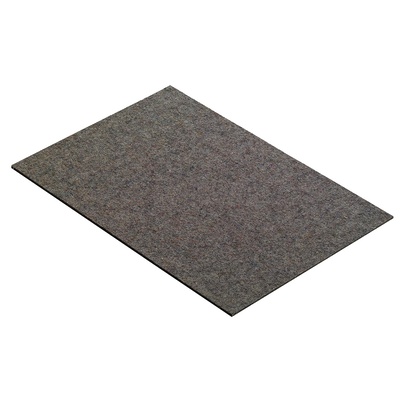 Feutrine en laine, DIN A4, autocollant, rectangulaire, 297 x 210 x 3 mm, Gris