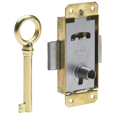 Screw-on lock, locking system of two doors