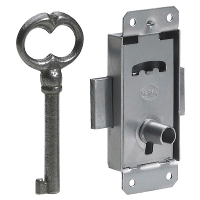 Screw-on lock, locking system of two doors