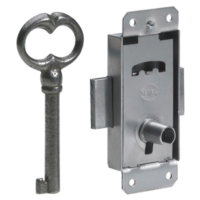 Screw-on lock, locking system of two doors