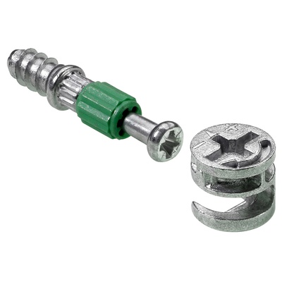 Ferrure d'assemblage Rastex 12, pour tablette ≥ 13 mm, dim. de tension 20 mm, ø de percage de 5 mm