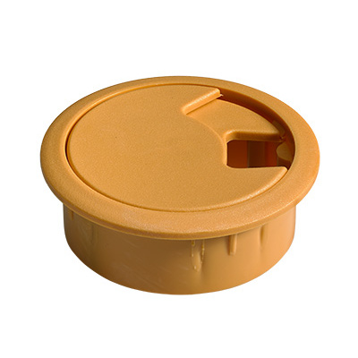 Passe-câble, Ø 60 x 26 mm, Plastique, couleur hêtre