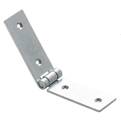 Charnière large, 40 x 160 x 1,5 mm, Acier, zingué