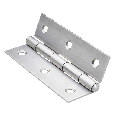 Charnière étroite, 80 x 45 x 1,4 mm, Inox, mat