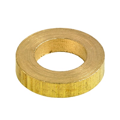 Pièce d‘écartement, Ø 8 / 14 x 3 mm, Laiton, brossé
