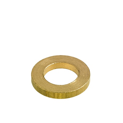 Pièce d‘écartement, Ø 6,2 / 11 x 1,6 mm, Laiton, brossé