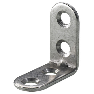 Équerre de chaise, 15 x 30 x 30 x 2 mm, Inox, mat
