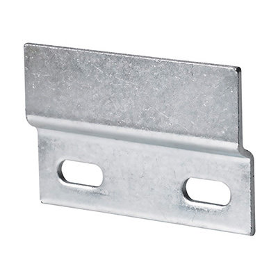 Cupboard suspension fitting, 76 x 47,5 x 2 mm, steel, galvanised