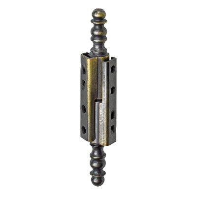 Möbelband, 40 x Ø 9 mm, Stahl, brüniert