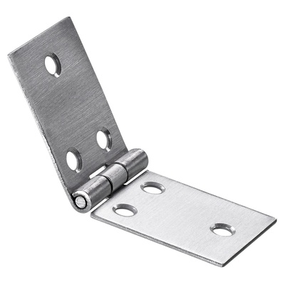 Charnière, 80 x 30 x 1,5 mm, Inox, mat