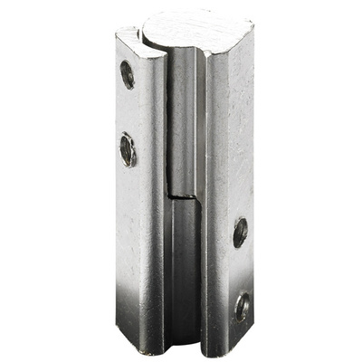 Paumelle, 40 x Ø 10 mm, Acier, nickelée, mat