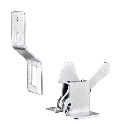 Lever latch, 35 x 38 x 28 mm, steel, galvanised
