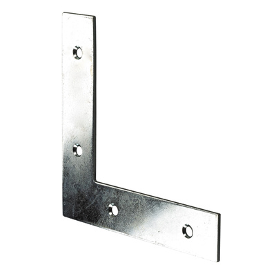 Connecting flatangle, 22 x 100 x 100 x 2 mm, steel, galvanised
