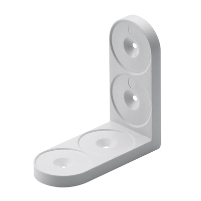 Plastic angle, 22 x 50 x 50 mm, plastic, white