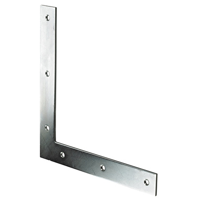 Connecting flatangle, 22 x 160 x 160 x 2 mm, steel, galvanised