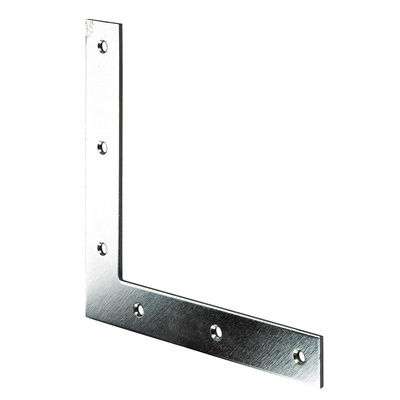 Connecting flatangle, 22 x 140 x 140 x 2 mm, steel, galvanised
