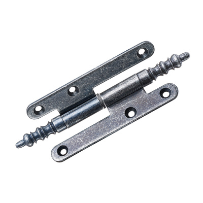 Türband mit Zierkopf, 110 x 55 mm, rechts, Stahl, antik