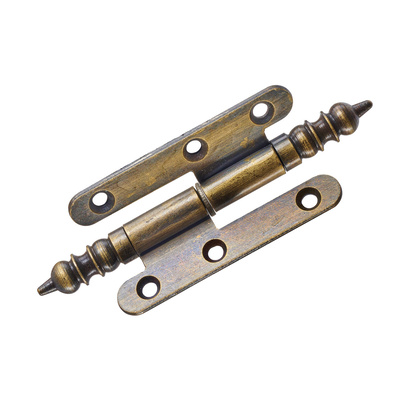 Türband mit Zierkopf, 80 x 45 mm, links, Stahl, brüniert