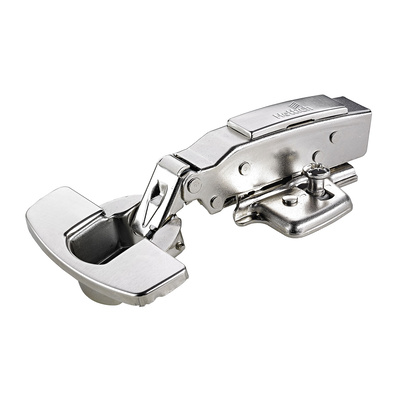 Screw on Sensys concealed hinge with integrated Silent System for overlay doors