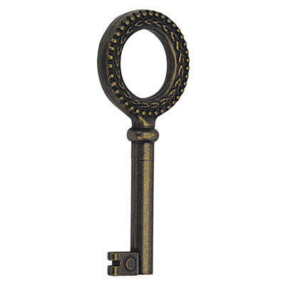 Key, 79 x 4 mm, steel, burnished